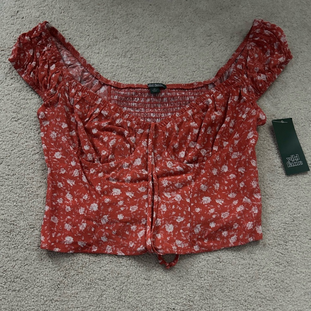 Wild Fable, Dark Orange Top